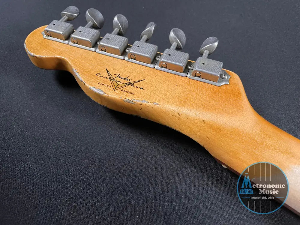 Fender Custom Shop LTD Reverse 1960 Tele Custom, Heavy Relic - 3-Color Sunburst - Metronome Music Inc.