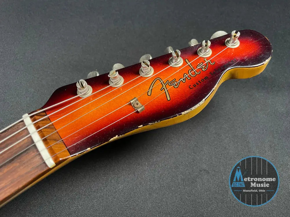 Fender Custom Shop LTD Reverse 1960 Tele Custom, Heavy Relic - 3-Color Sunburst - Metronome Music Inc.