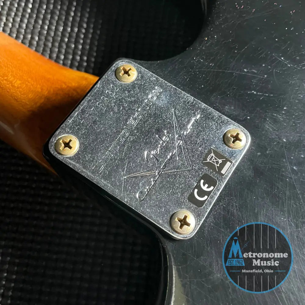Fender Custom Shop LTD Roasted "Big Head" Stratocaster, Relic- Aged Black (7lbs 12oz) - Metronome Music Inc.