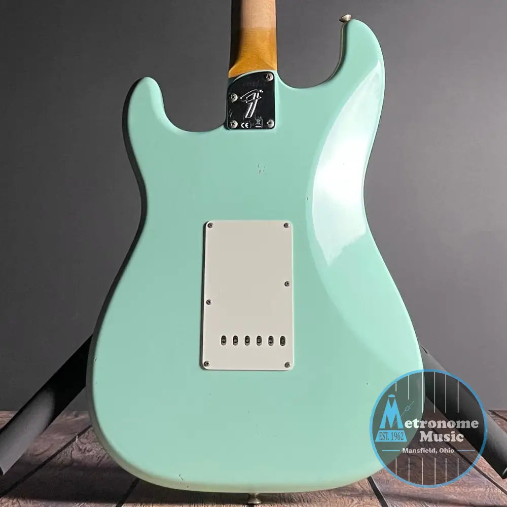 Fender Custom Shop Postmodern Strat, Journeyman Relic, Quartersawn Maple- Aged Surf Green (7lbs 13oz) - Metronome Music Inc.