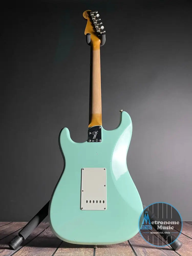 Fender Custom Shop Postmodern Strat, Journeyman Relic, Quartersawn Maple- Aged Surf Green (7lbs 13oz) - Metronome Music Inc.