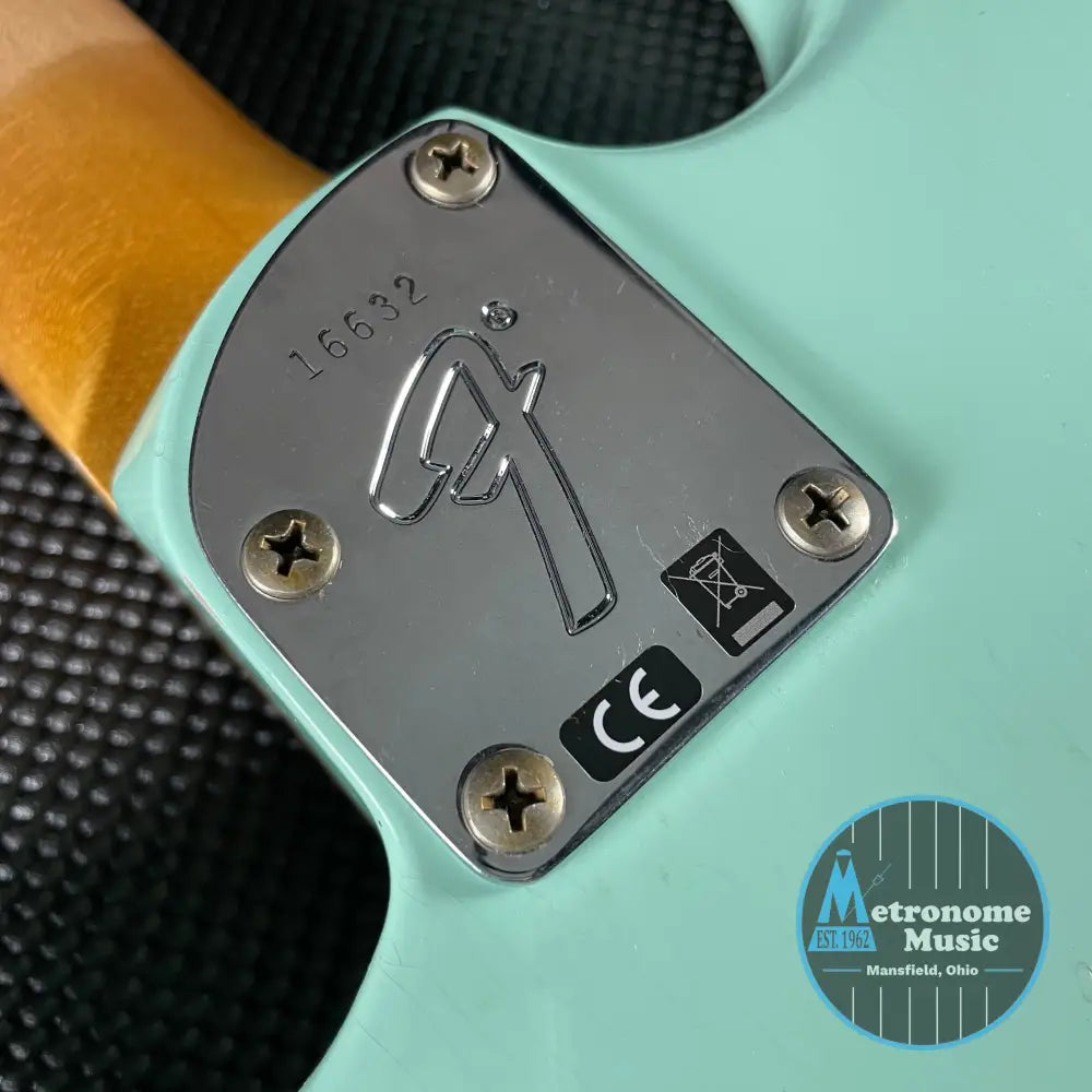 Fender Custom Shop Postmodern Strat, Journeyman Relic, Quartersawn Maple- Aged Surf Green (7lbs 13oz) - Metronome Music Inc.