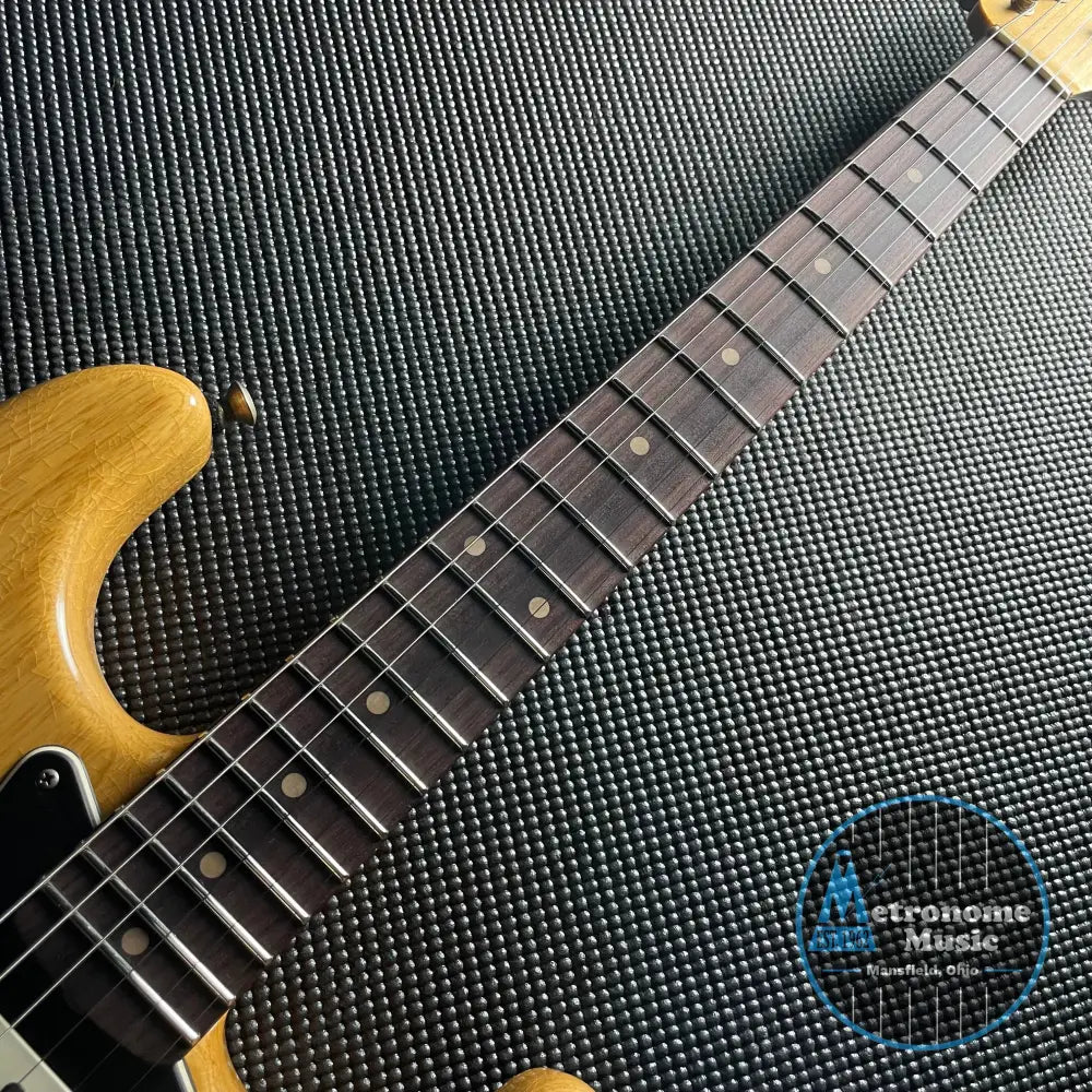 Fender Custom Shop Postmodern Stratocaster, Journeyman- Aged Natural (7lbs 7oz) - Metronome Music Inc.
