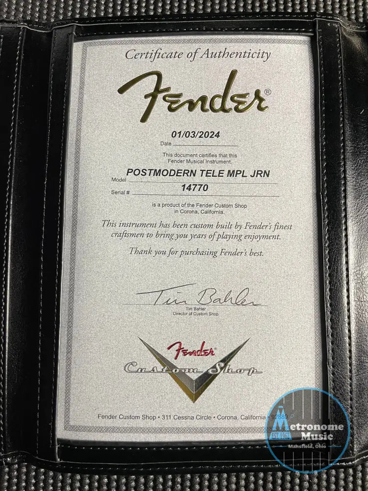 Fender Custom Shop Postmodern Telecaster, Journeyman- Wide Fade 2-Color Sunburst (7lbs 6oz) - Metronome Music Inc.