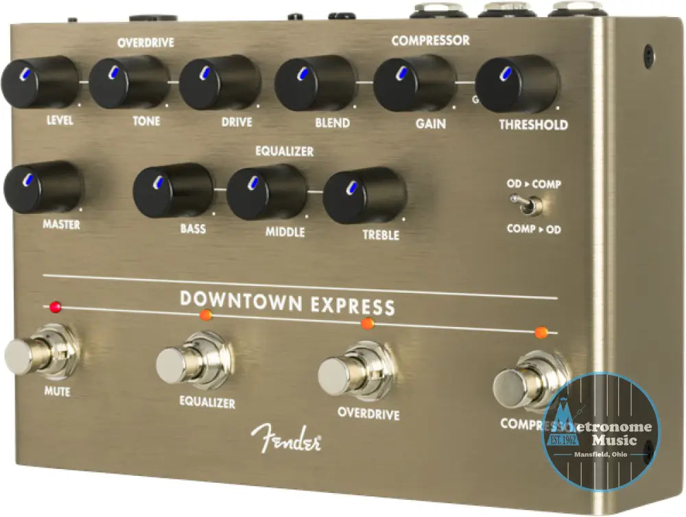 Fender Downtown Express Bass Multi Effect Pedal - Metronome Music Inc.