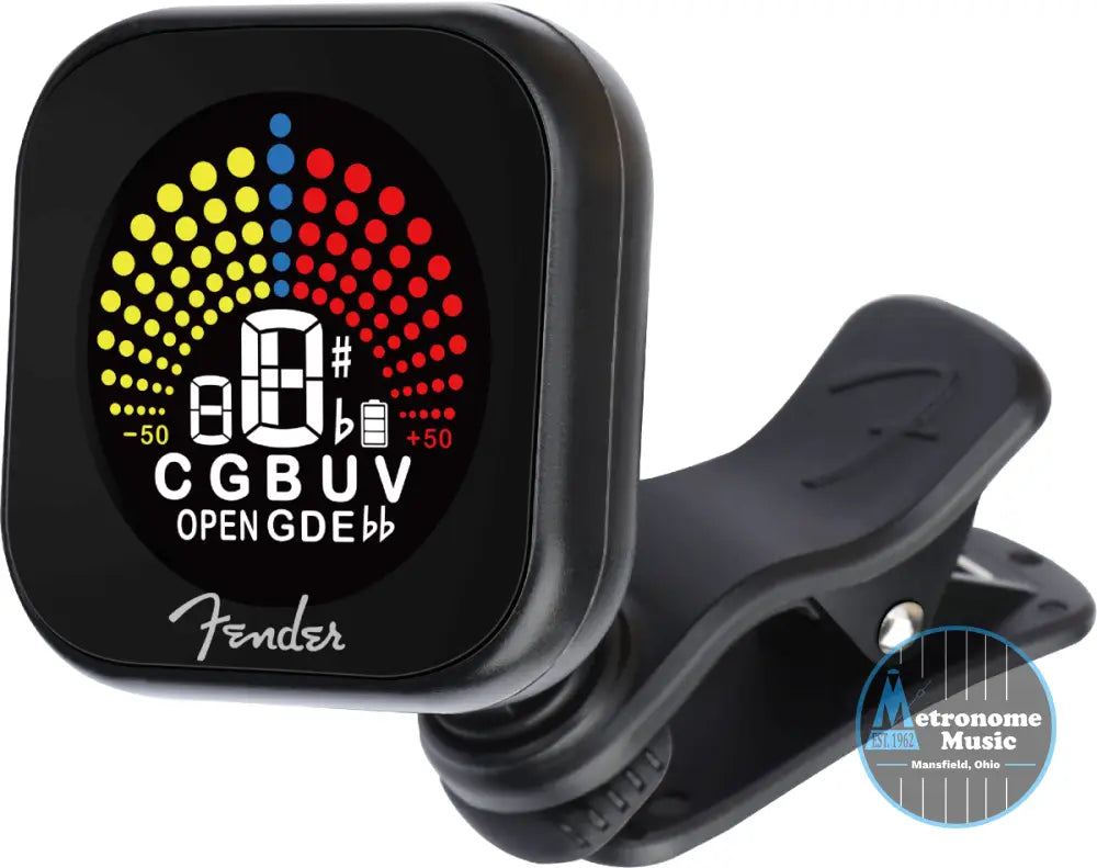 Fender Flash 2.0 Rechargeable Clip-On Tuner - Metronome Music Inc.
