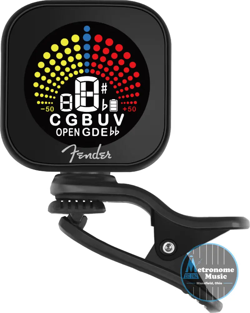 Fender Flash 2.0 Rechargeable Clip-On Tuner - Metronome Music Inc.