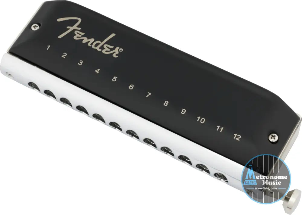 Fender Groove Pro Chromatic 12-Hole Harmonica, Key of C - Metronome Music Inc.