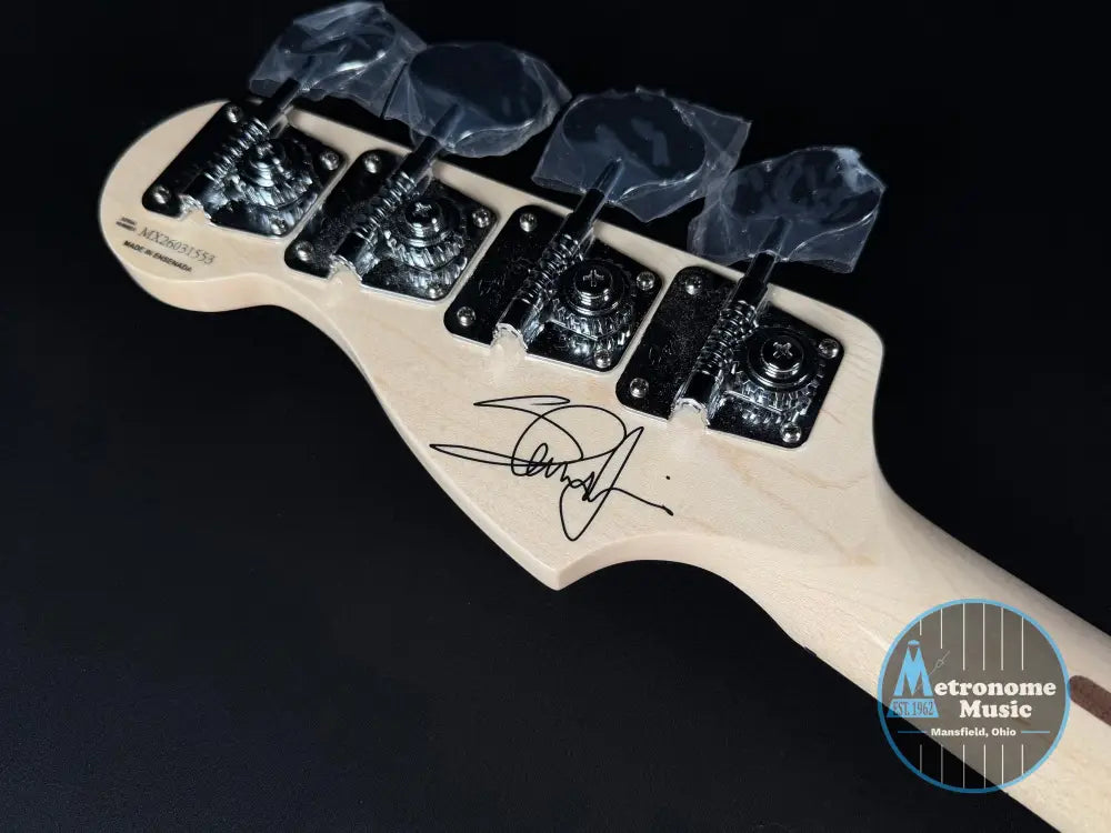 Fender Limited Edition 50th Anniversary Steve Harris Precision Bass - Satin Black - Metronome Music Inc.