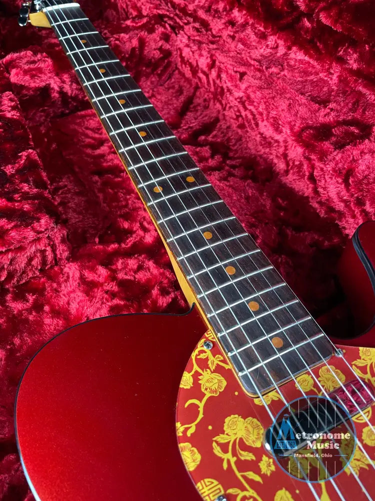 Fender Limited Edition Raphael Saadiq Telecaster w/HSC - Dark Metallic Red (2023) - Metronome Music Inc.