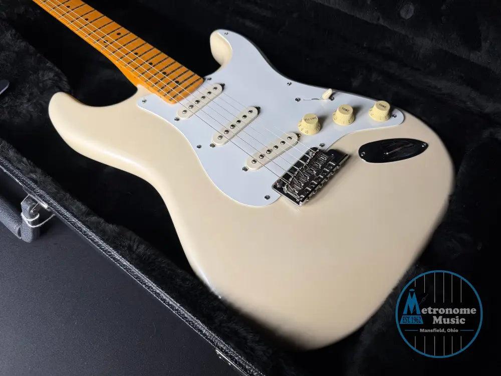 Fender Lincoln Brewster Stratocaster Maple - Olympic Pearl - Electric Guitar