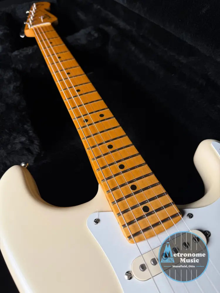 Fender Lincoln Brewster Stratocaster Maple - Olympic Pearl - Electric Guitar