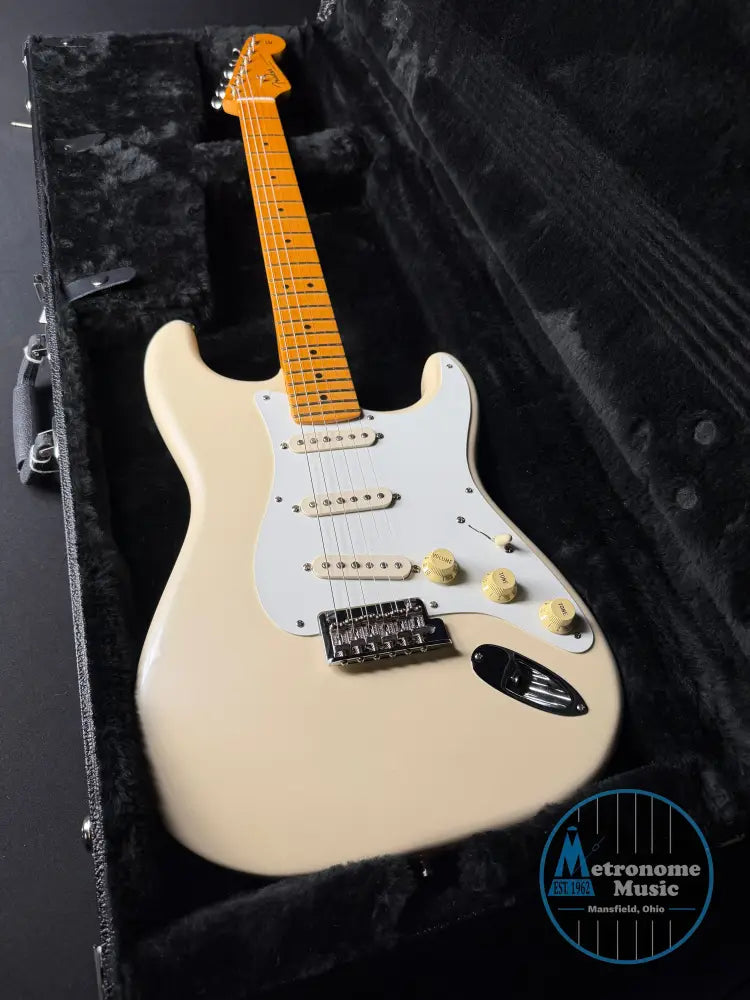 Fender Lincoln Brewster Stratocaster Maple - Olympic Pearl - Electric Guitar