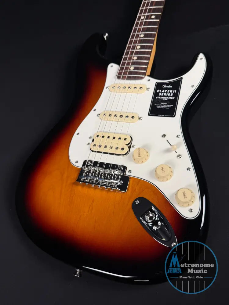Fender Player II Stratocaster HSS Rosewood - 3-Color Sunburst - Electric Guitar