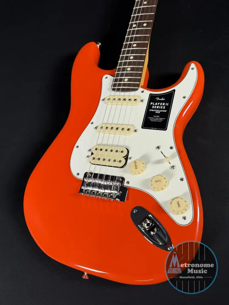 Fender Player II Stratocaster HSS Rosewood - Rallye Orange - Electric Guitar