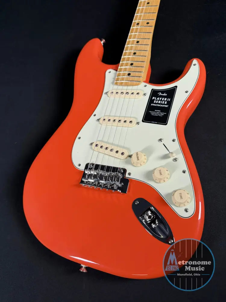 Fender Player II Stratocaster Maple - Rallye Orange - Electric Guitar