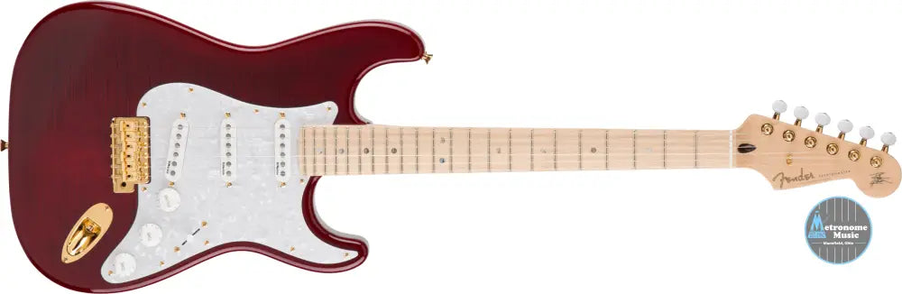 Fender Richie Kotzen Stratocaster, Maple Fingerboard, Transparent Red Burst - Metronome Music Inc.