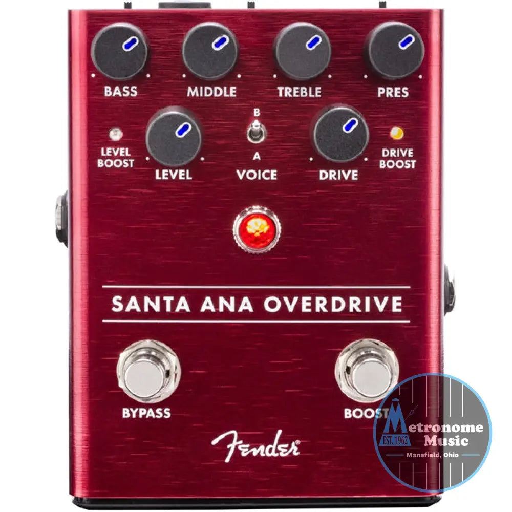 Fender Santa Ana Overdrive Pedal - Metronome Music Inc.