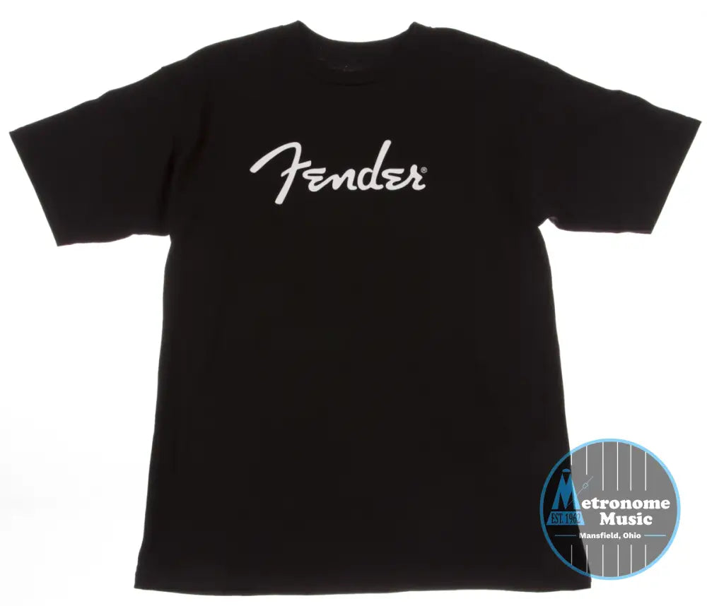 Fender Spaghetti Logo T-Shirt, Black, XXL - Metronome Music Inc.