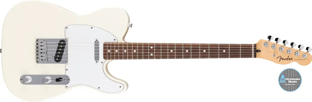 Fender Standard Telecaster, Laurel Fingerboard, White Pickguard, Olympic White (SOLD) - Metronome Music Inc.