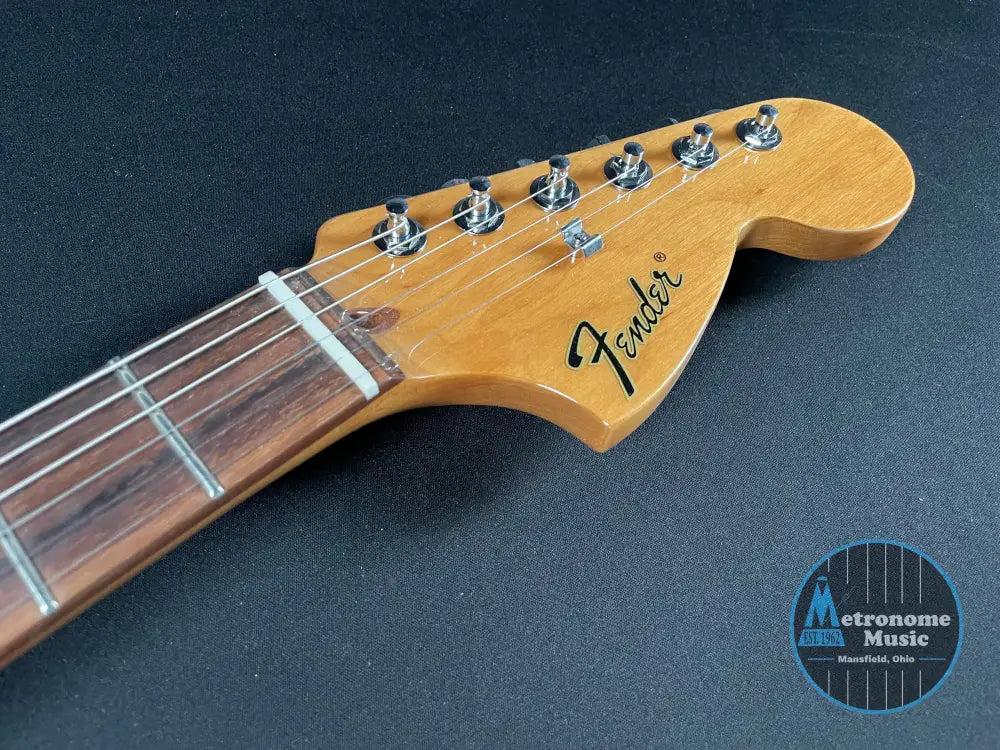 Fender Tom DeLonge Starcaster - Satin Shoreline Gold (MINT) - Metronome Music Inc.