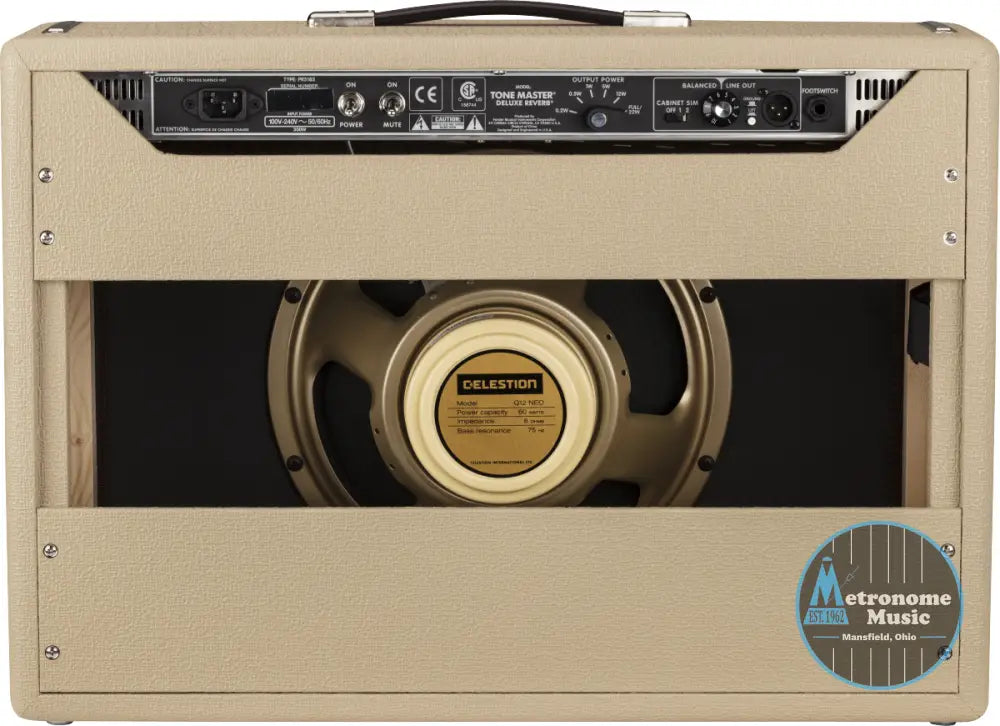 Fender Tone Master Deluxe Reverb- Blonde - Metronome Music Inc.