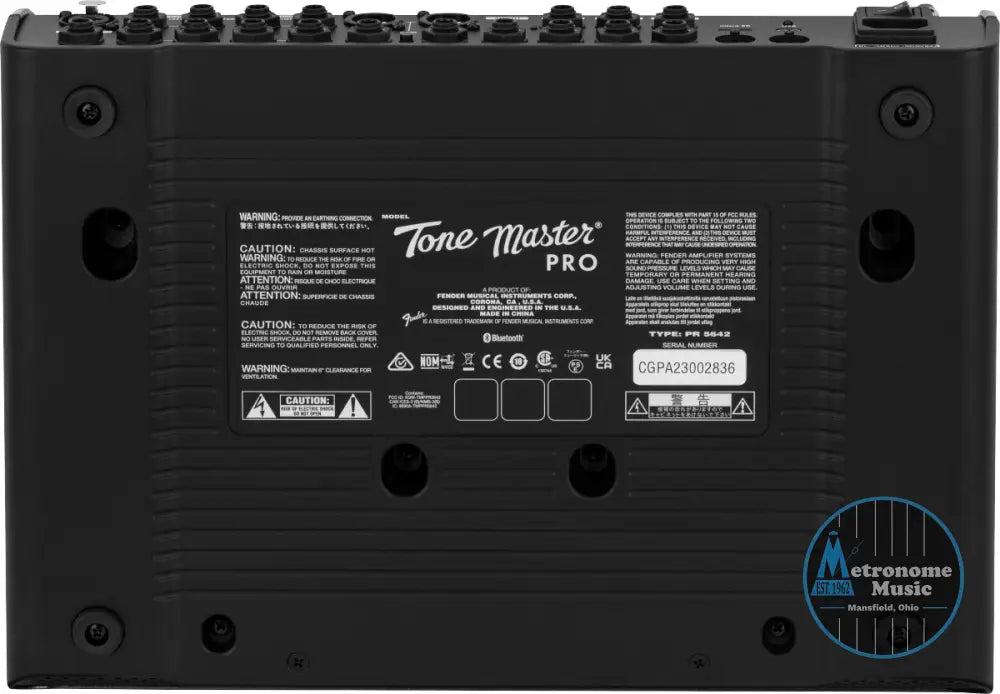 Fender Tone Master Pro, Multi-Effect Guitar Workstation - Metronome Music Inc.