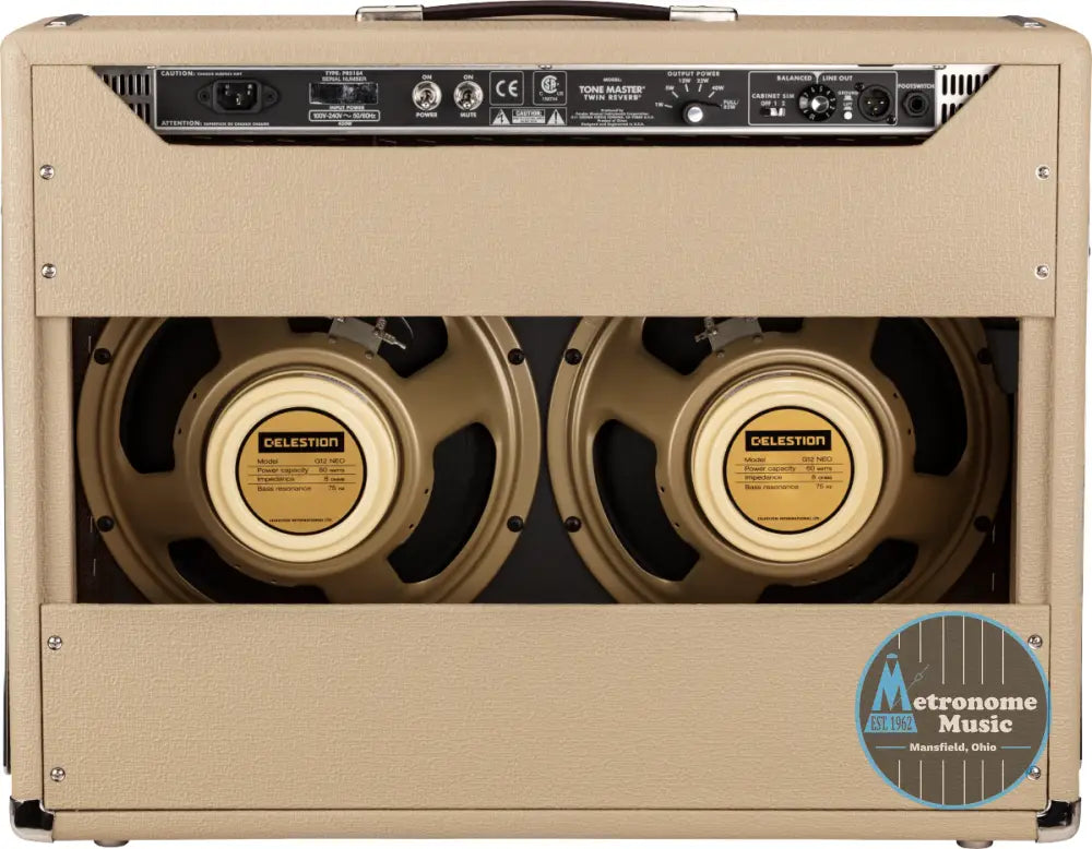 Fender Tone Master Twin Reverb- Blonde - Metronome Music Inc.