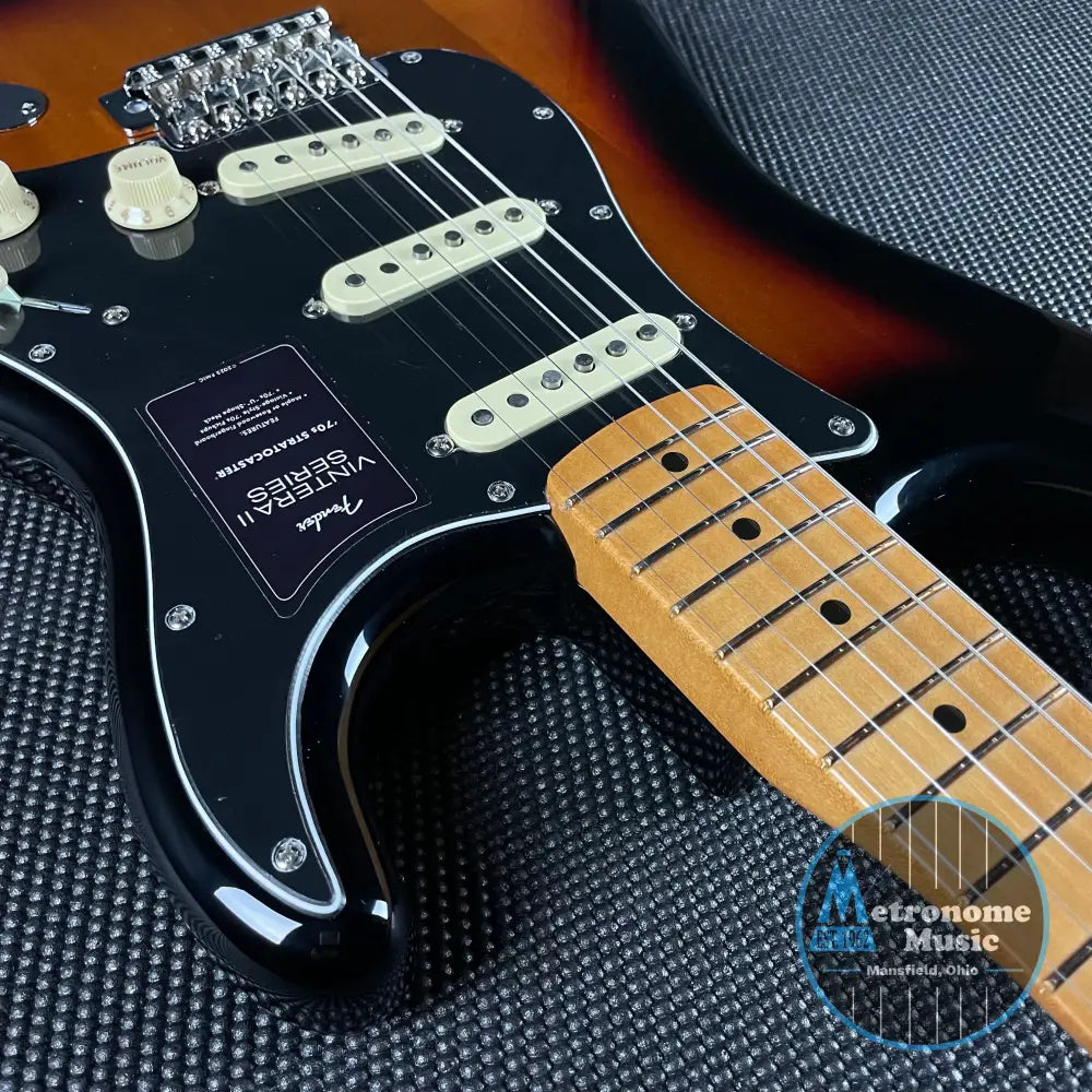 Fender Vintera II '70s Stratocaster, Maple Fingerboard- 3-Color Sunburst (MX23078543) - Metronome Music Inc.