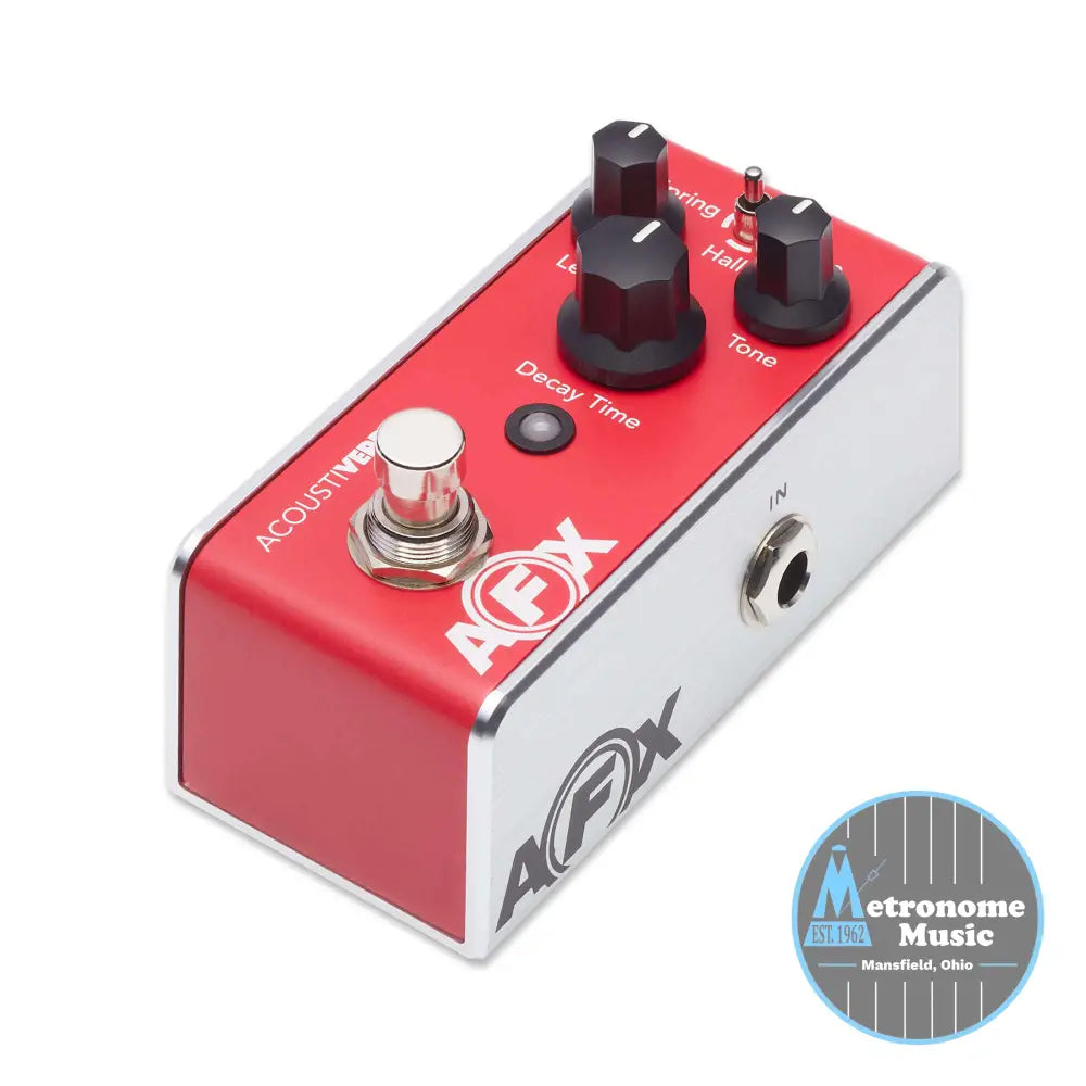 Fishman AFX AcoustiVerb Mini Reverb Pedal - Metronome Music Inc.