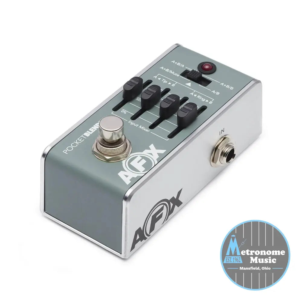 Fishman AFX Pocket Blender Mini Acoustic Guitar Pedal - Metronome Music Inc.
