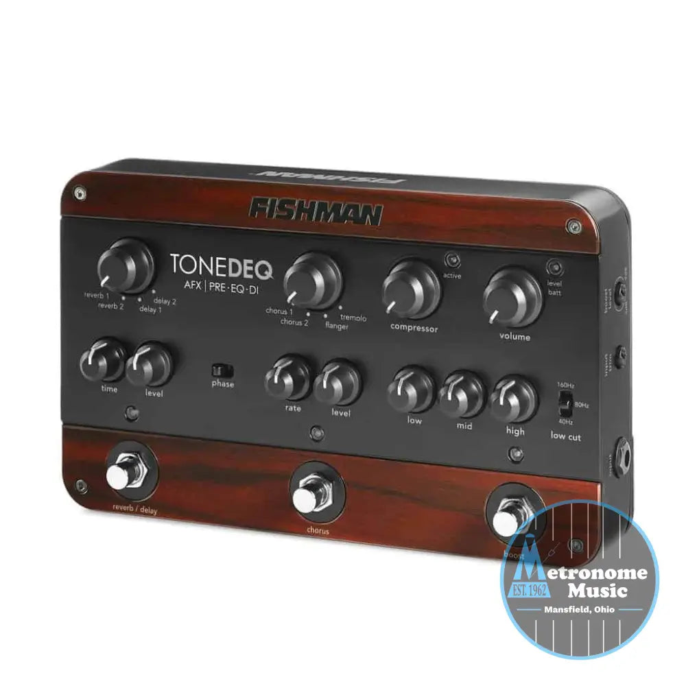 Fishman ToneDEQ Acoustic Instrument Preamp with Effects - Metronome Music Inc.