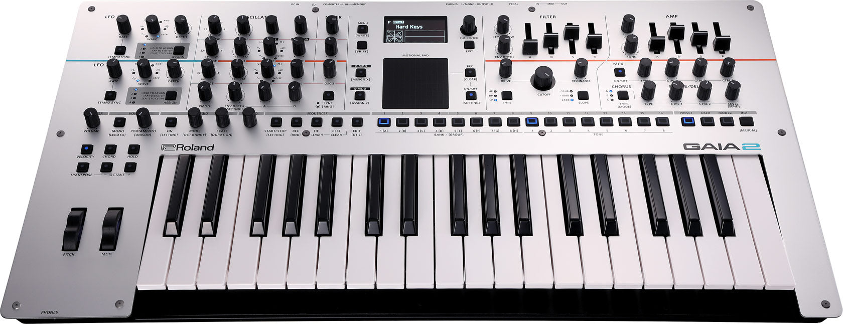 Roland Gaia 2 37-key Virtual Analog Wavetable Synthesizer