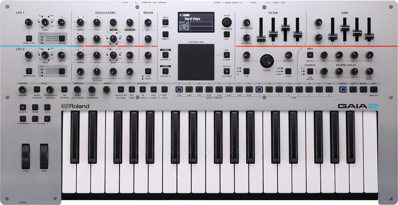 Roland Gaia 2 37-key Virtual Analog Wavetable Synthesizer