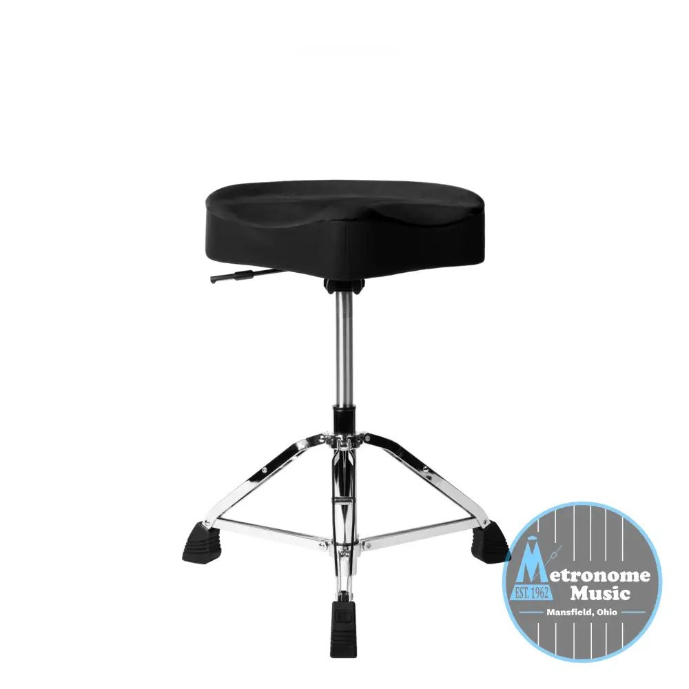 Gator Air Glide Saddle Drum Throne Black - Metronome Music Inc.
