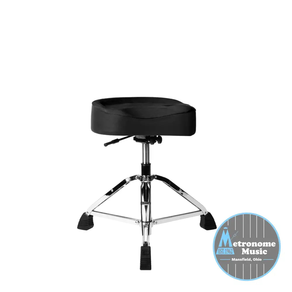 Gator Air Glide Saddle Drum Throne Black - Metronome Music Inc.