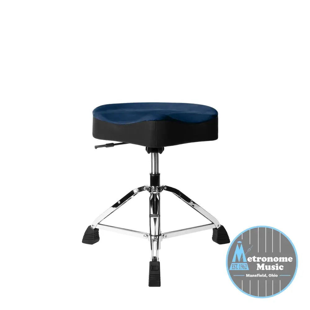 Gator Air Glide Saddle Drum Throne Blue - Metronome Music Inc.
