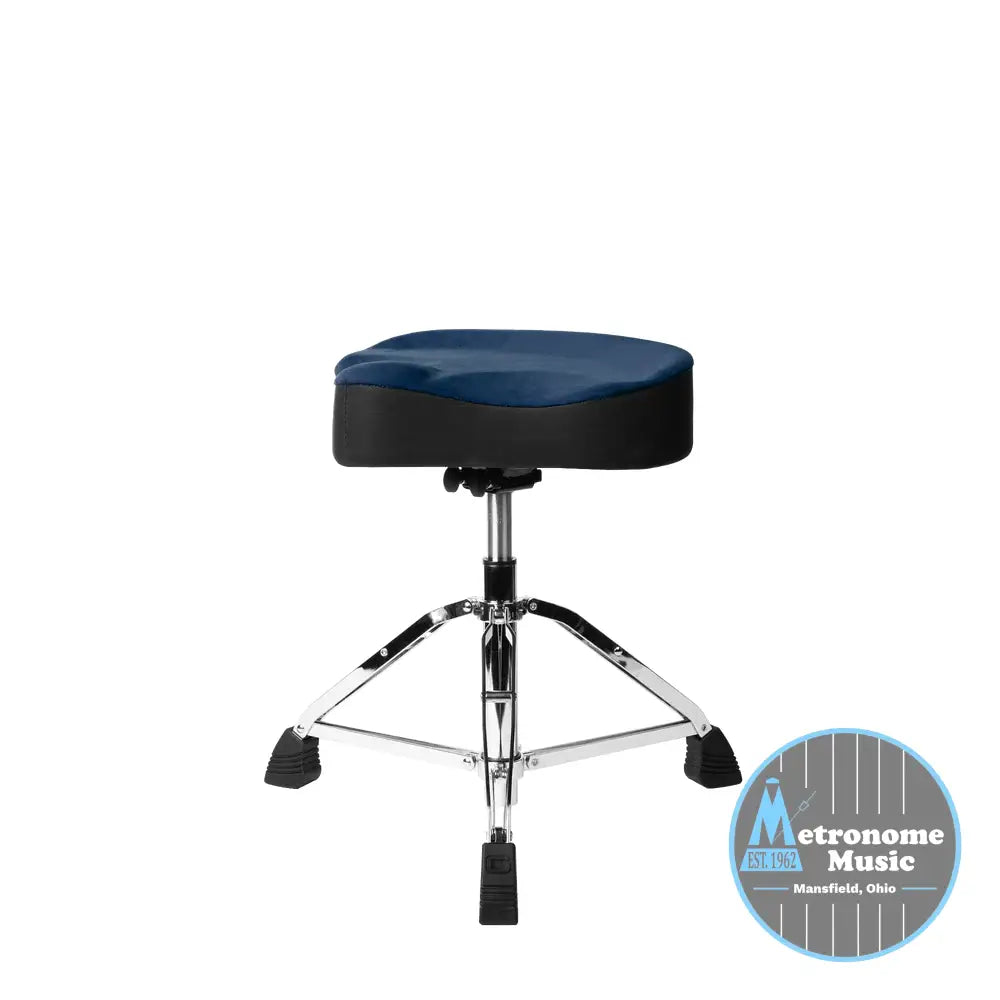 Gator Air Glide Saddle Drum Throne Blue - Metronome Music Inc.