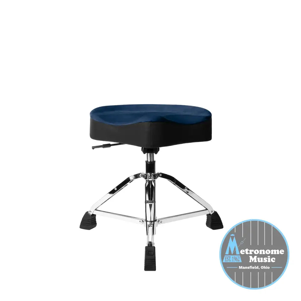 Gator Air Glide Saddle Drum Throne Blue - Metronome Music Inc.