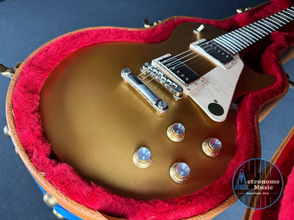Gibson Les Paul Tribute w/Case - Satin Goldtop 2017 (Used) - Electric Guitar