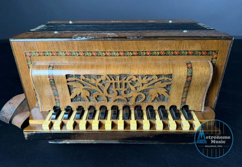 Hohner Button Box Accordion Germany, Unknown Model (1920s) - Metronome Music Inc.