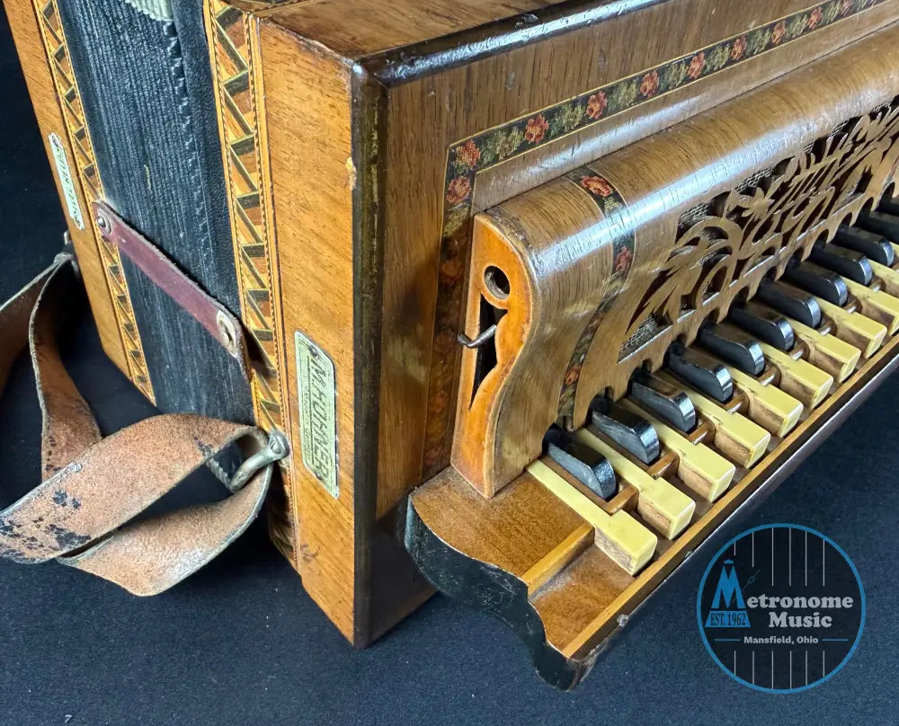 Hohner Button Box Accordion Germany, Unknown Model (1920s) - Metronome Music Inc.