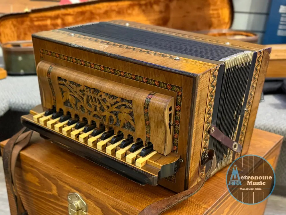 Hohner Button Box Accordion Germany, Unknown Model (1920s) - Metronome Music Inc.