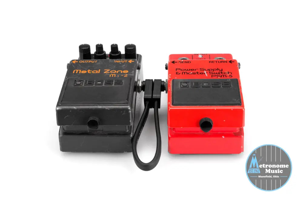 HOSA CFP-606 Flat Guitar Patch Cable, Molded Low-Profile Right-Angle To Same - Metronome Music Inc.