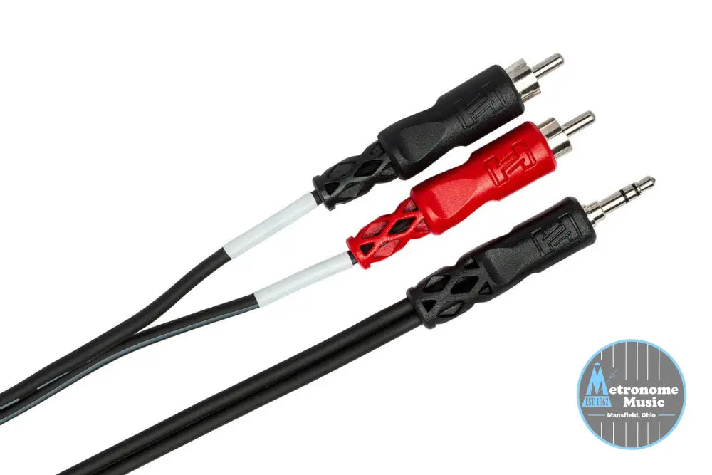 HOSA CMR-210 10' Stereo Breakout, 3.5 Mm TRS To Dual RCA - Metronome Music Inc.