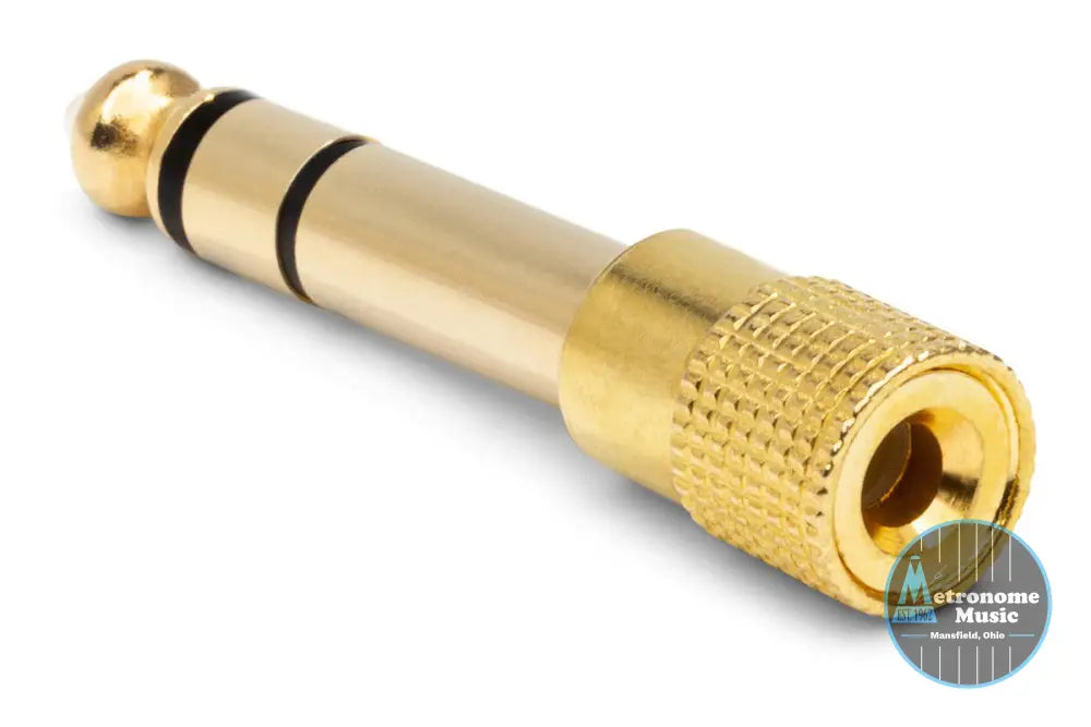 HOSA GHP-105 Headphone Adaptor, 3.5 Mm TRS To 1/4 In TRS - Metronome Music Inc.