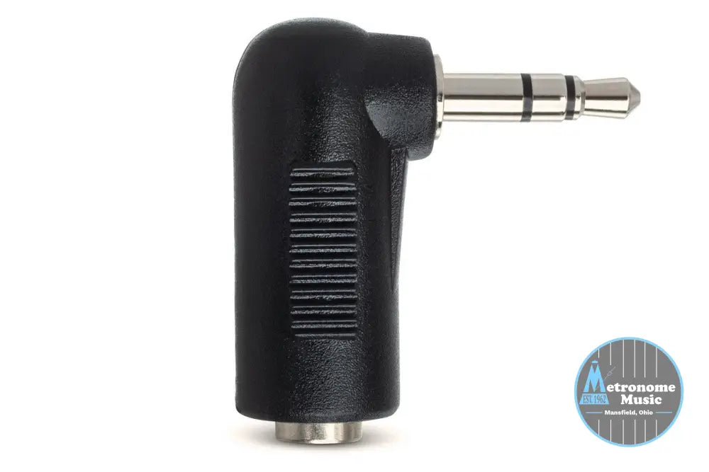 HOSA GMP-272 Right-Angle Adaptor, 3.5 Mm TRS To Same - Metronome Music Inc.