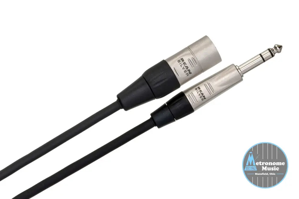 HOSA HSX-010 10' Pro Balanced Interconnect, REAN 1/4 In TRS To XLR3M - Metronome Music Inc.