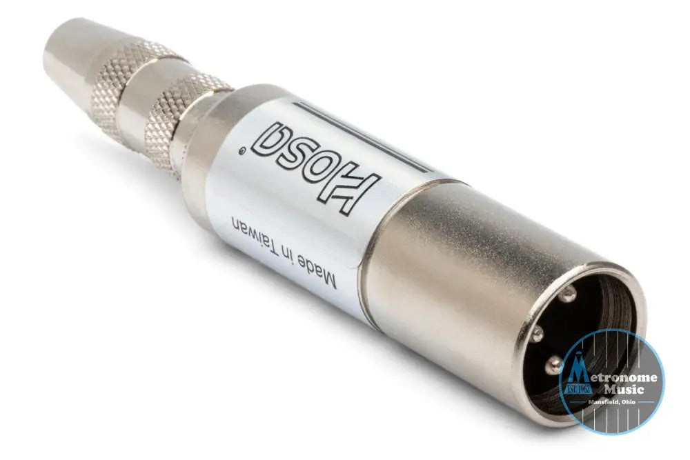 HOSA MIT-129 Impedance Transformer, 1/4 In TSF To XLR3M - Metronome Music Inc.
