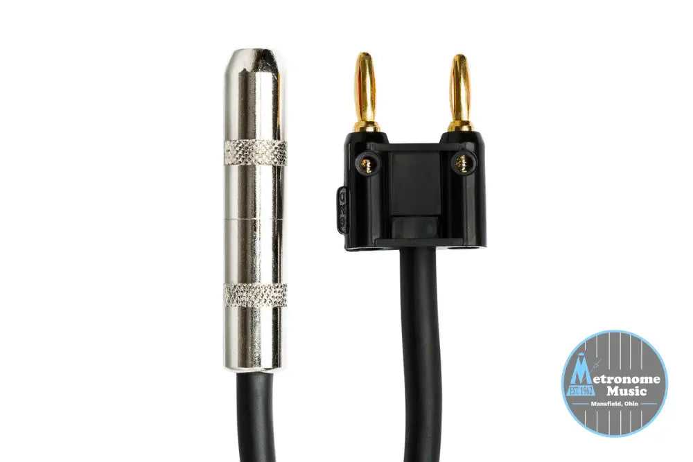 HOSA Speaker Adaptor, 1/4 In TS To Dual Banana - Metronome Music Inc.